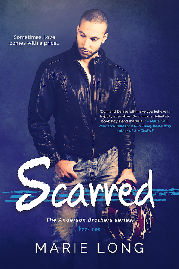 Book cover of Scarred by Marie Long